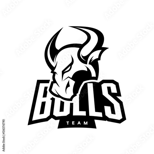 Furious bull sport mono vector logo concept isolated on white background. Web infographic professional team pictogram.
Premium quality wild animal t-shirt tee print illustration.