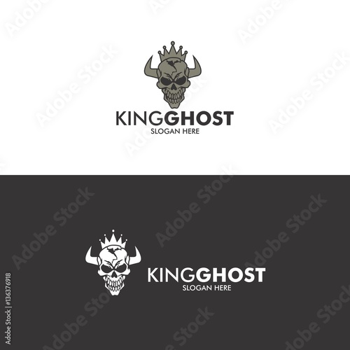 ghost logo in vector