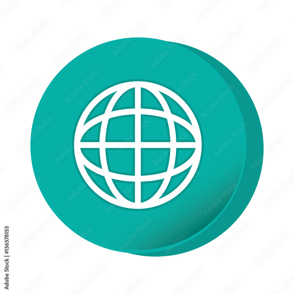 sphere planet isolated icon vector illustration design sphere planet isolated icon vector illustration design