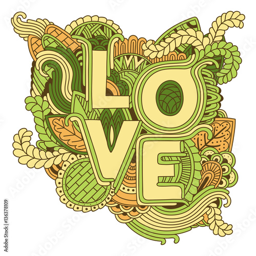Cartoon cute doodles hand drawn  vector sketch illustration. Bla
