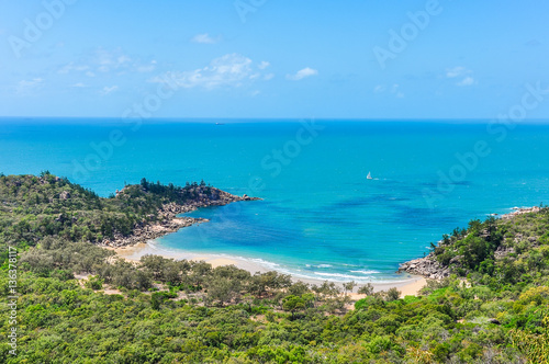 Close view of Florence Bay in Magnetic Island, Australia