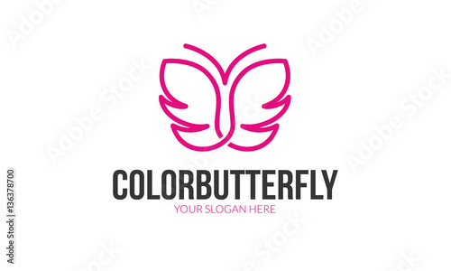 Color Butterfly Logo