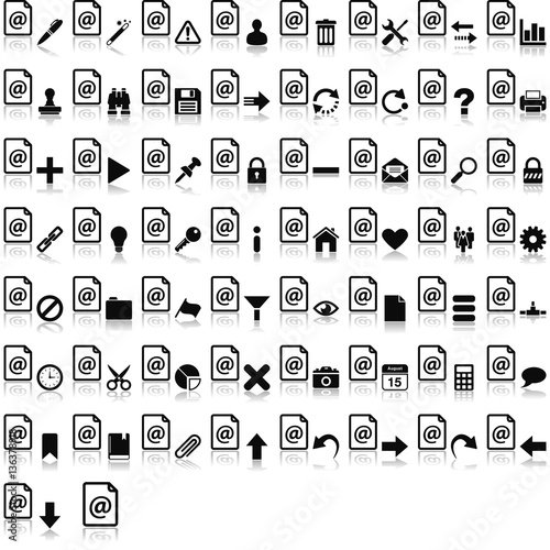 Brief mit Overlays und Spiegelungseffekt