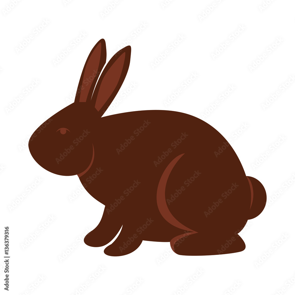 rabbit silhouette isolated icon vector illustration design rabbit silhouette isolated icon vector illustration design