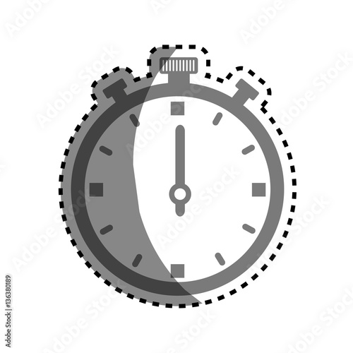chronometer watch isolated icon vector illustration design
