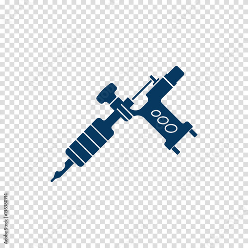 tattoo machine vector icon