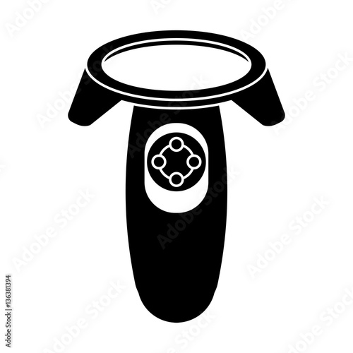 motion controller vr accessory pictogram vector illustration eps 10