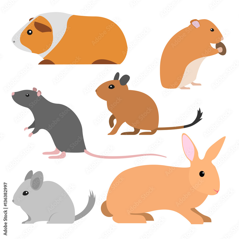 Imagens vetoriais de Rodents
