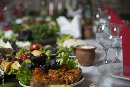 Azeri national salad food
