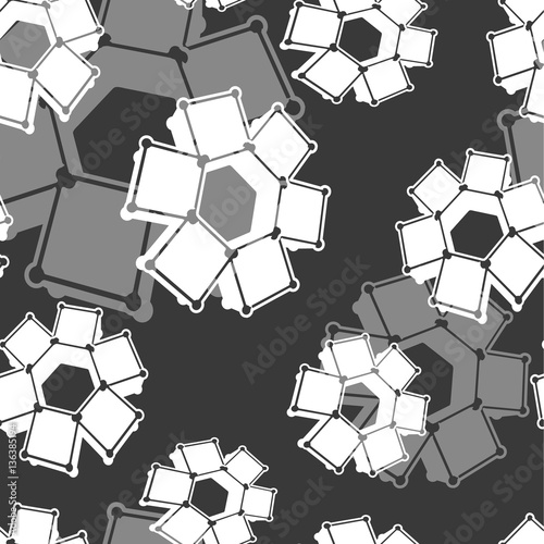 Seamless vector geometric strip pattern background