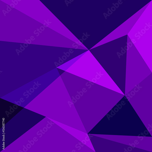 Purple low poly design element background