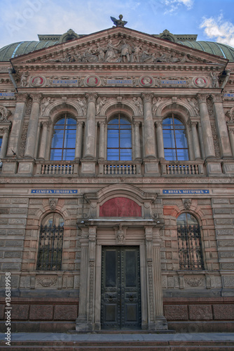 view of the old building in St. Petersburg