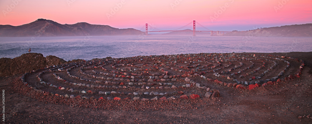Εκτύπωση καμβά Lands End in San Francisco California