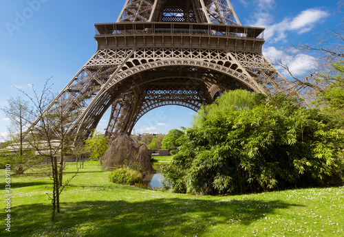 Paris, Eiffel tower on a bright day in Spring © tilialucida