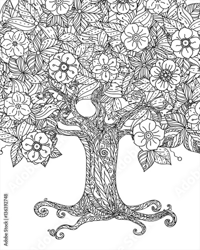 Forest tree isolated