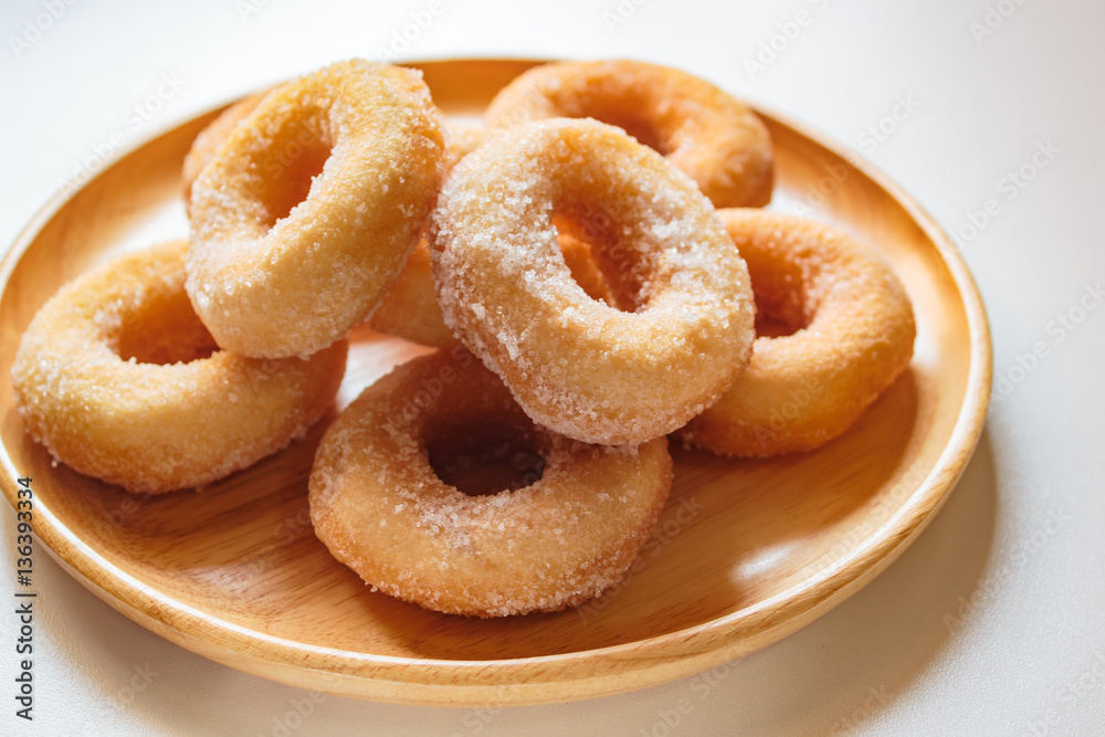 Donuts on white background. Donuts on white background.