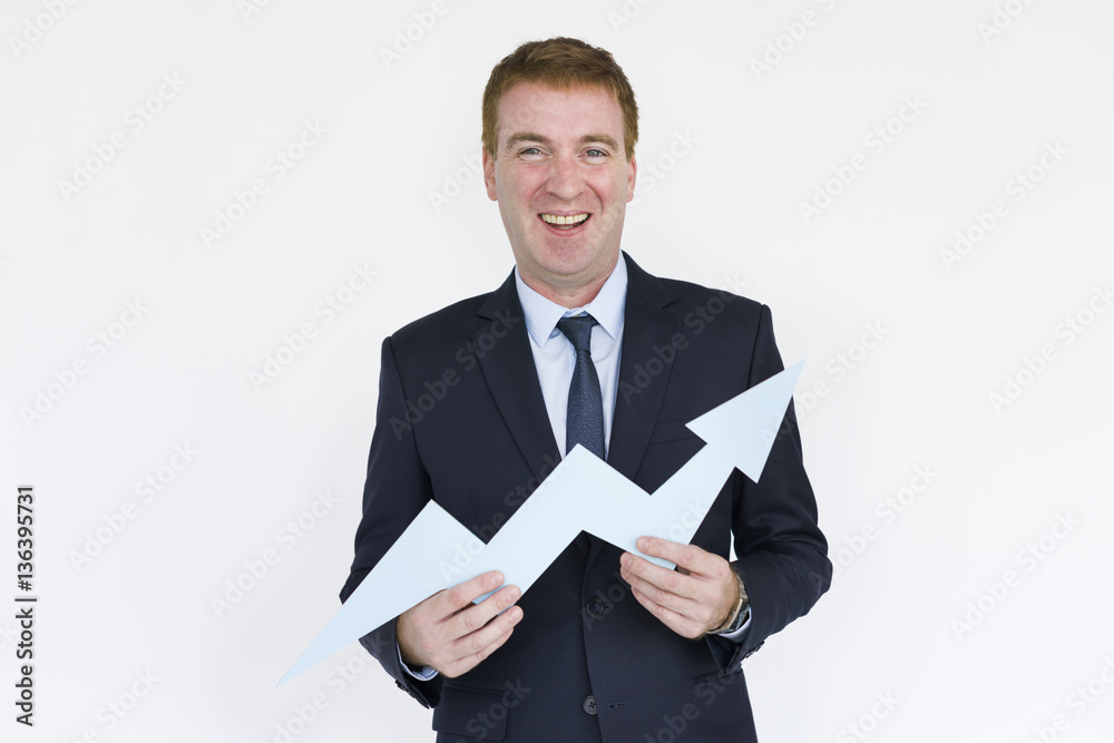 Businessman Smiling Happiness Growth Success Portrait Concept Businessman Smiling Happiness Growth Success Portrait Concept