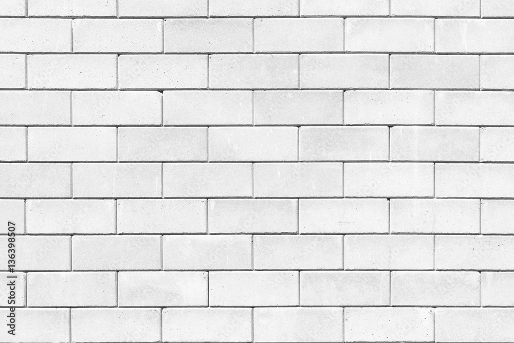white paint clean brick wall for background. white paint clean brick wall for background.