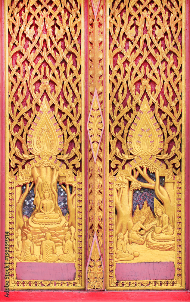 Temple gate pattern