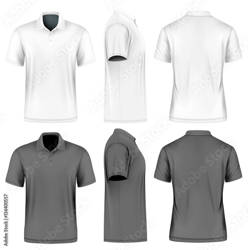 Mens short sleeve vector illustration