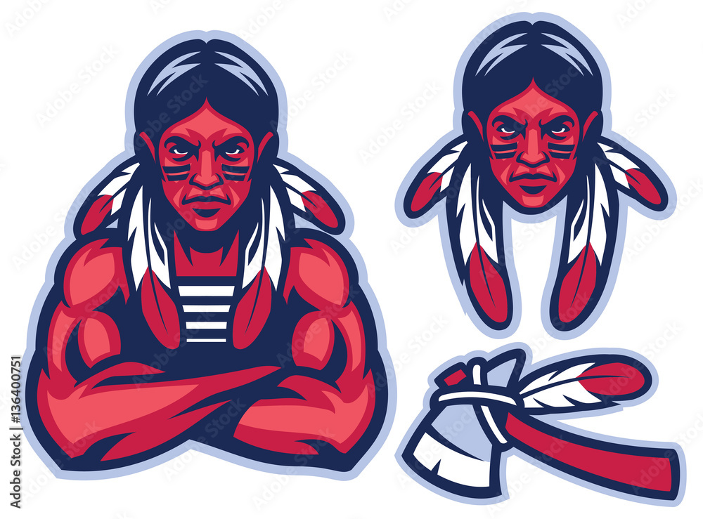 american native warrior