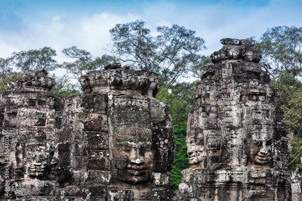 ruins of the temple Bayon