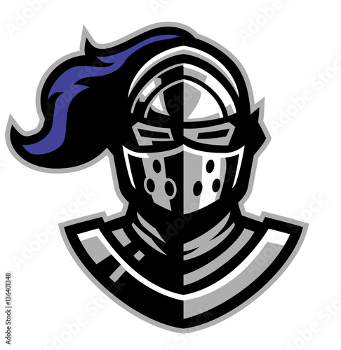 knight helmat mascot