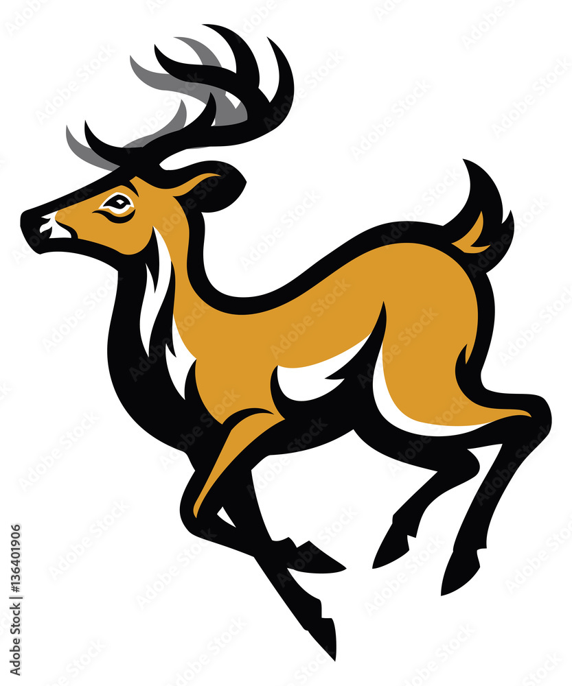 Obraz premium Running Deer