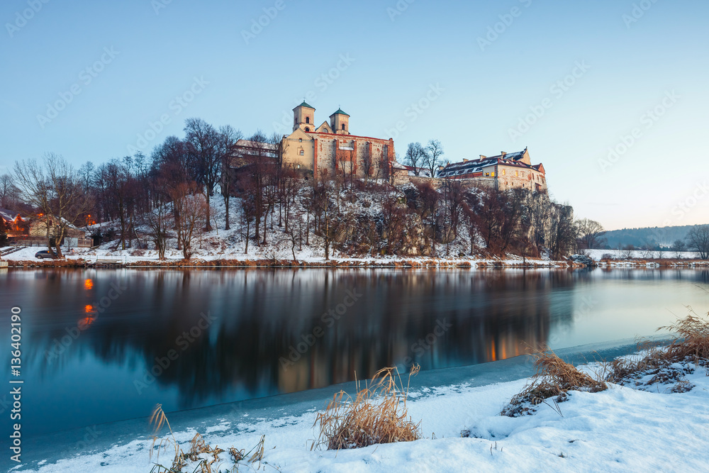Naklejka premium Benedictine monastery in Tyniec near Krakow, Poland
