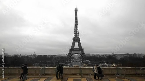 Cinemagraph Eiffel tower Paris