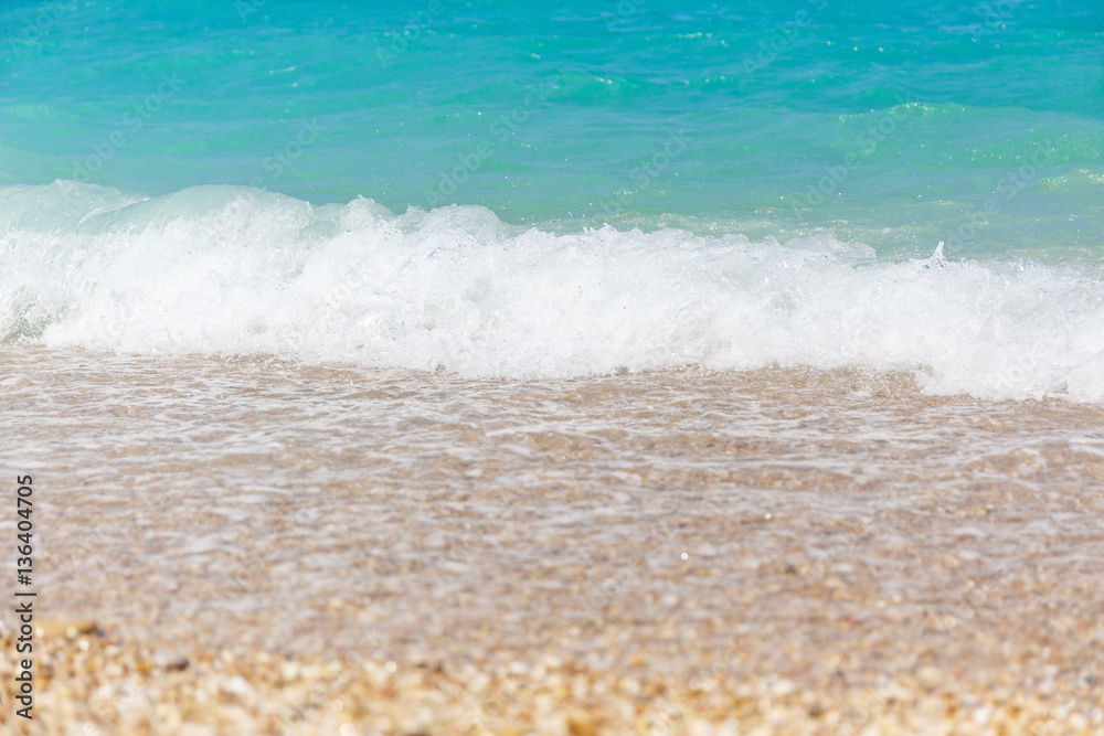 Waves on the beach