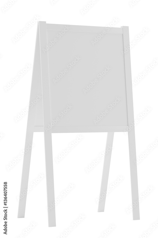 Sandwich board isolated on white - 3d illustration rendering. Sandwich board isolated on white - 3d illustration rendering.
