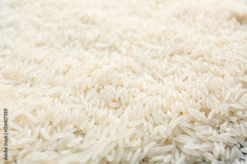 White rice background