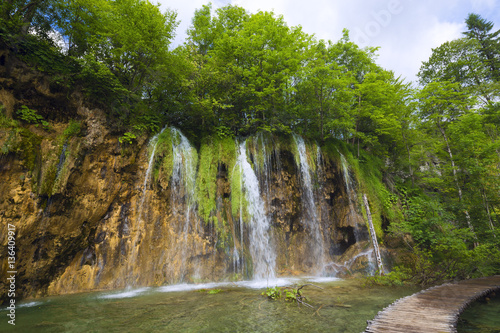 Plitvice lakes park in Croatia.