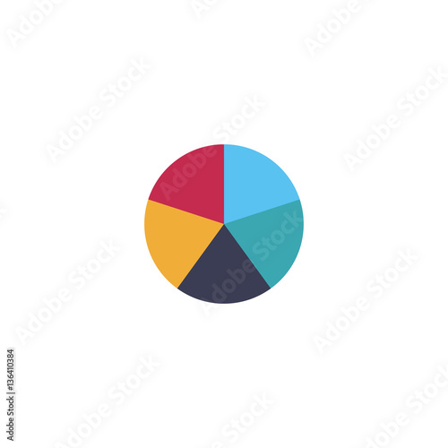 Flat pie chart Free Download Flat pie chart - GFXLoad