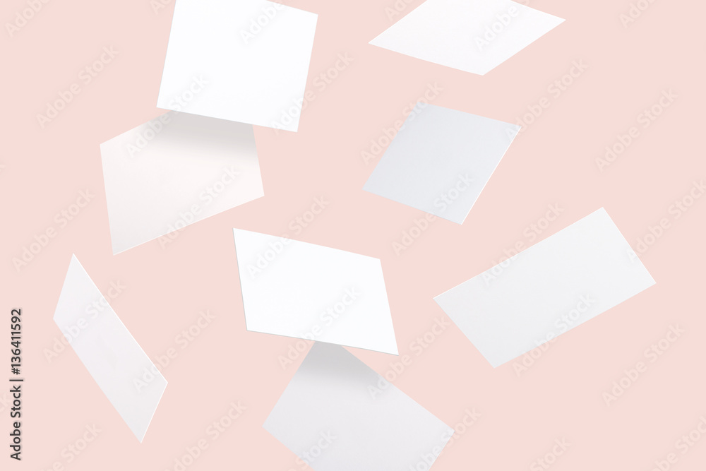 Flying business cards Flying business cards