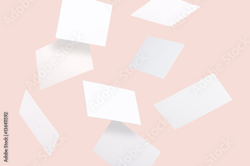 Flying business cards