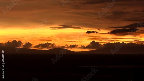 Wallpaper Mural Sunset with Manila Bay, Philippines Torontodigital.ca