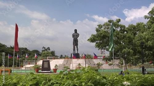 The Statue of the Sentinal of Freedom in Rizal Park, Manila, Philippines photo