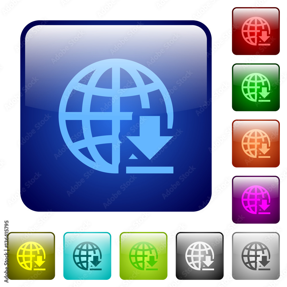 Download from internet color square buttons Download from internet color square buttons