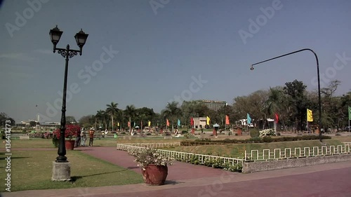 Rizal Park in Manila Philippines looking East photo