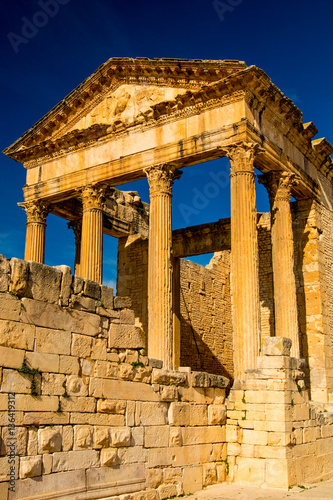 A ruined ancient city in Tunisia
