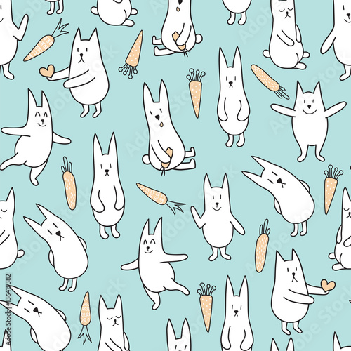 carrots and rabbit patterns