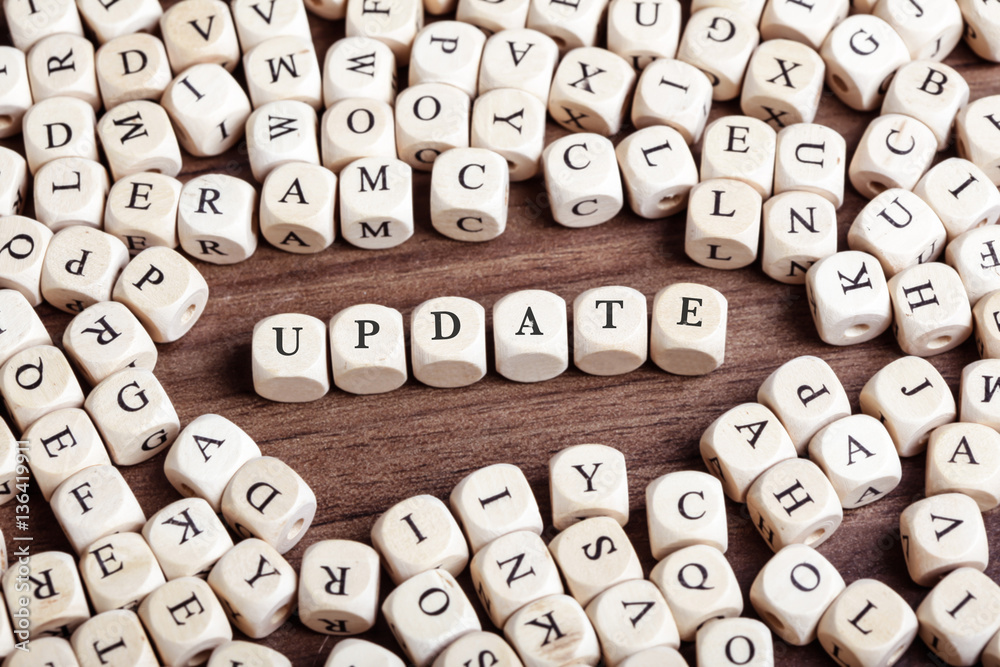 Update, letter dices word Update, letter dices word