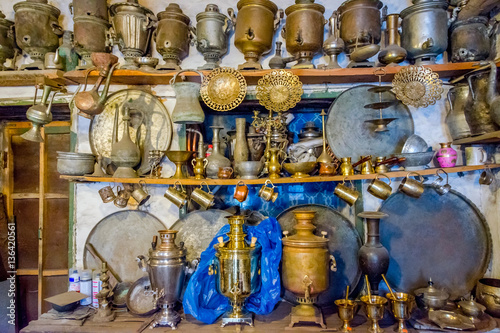 Blacksmith workshop, Lahich, Azerbaijan