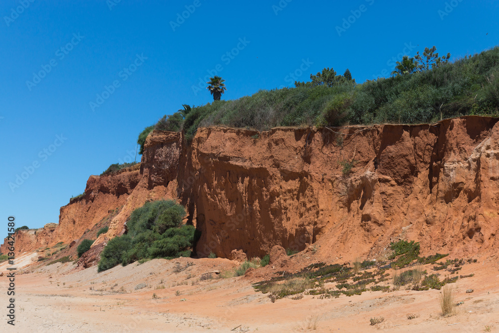 Algarve rocks - coast in Portugal, Quarteria, Vale de Lobo