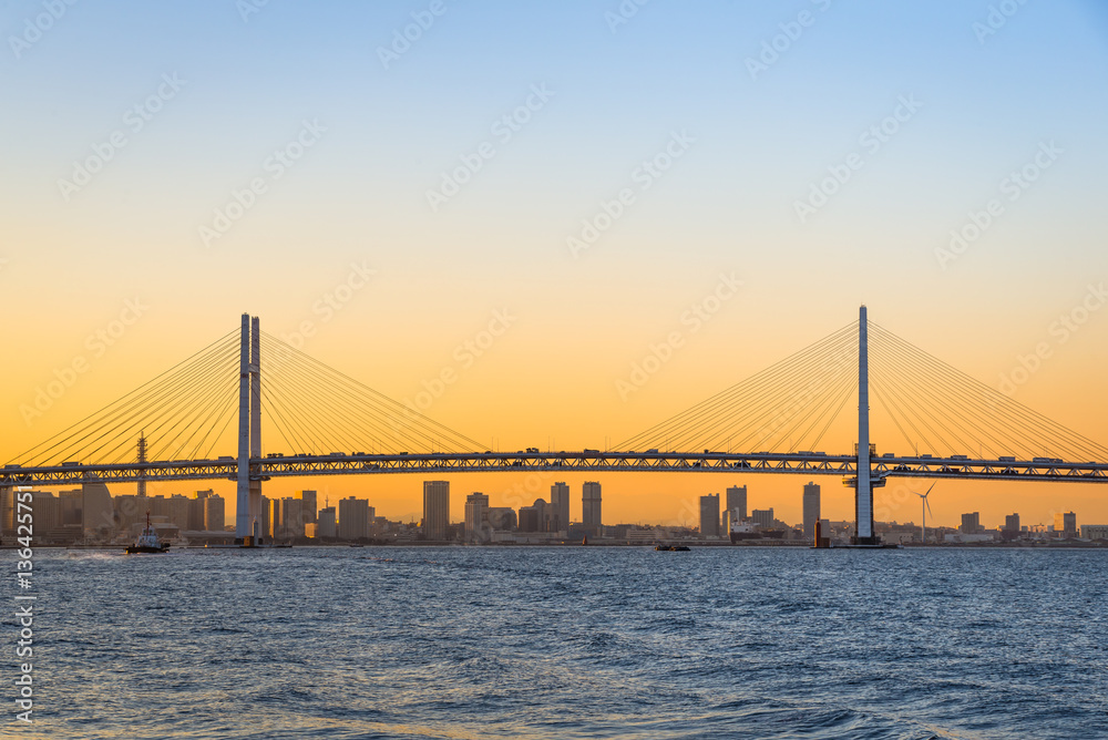 Evening landscape of Yokohama - 横浜の夕景２