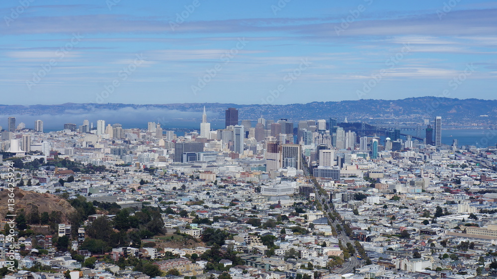Fototapeta premium Panorama of San Francisco, California, USA