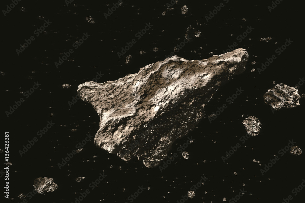 asteroid - obrazy, fototapety, plakaty 