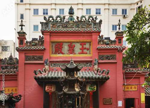 Jade Emperor Pagoda - Chua Ngoc Hoang in Ho Chi Minh. Vietnam photo